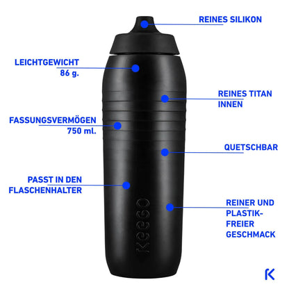 KEEGO Trinkflasche Special Early Birds Edition 0.75L