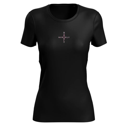 Damen NVR2RLY Performance Shirt schwarz